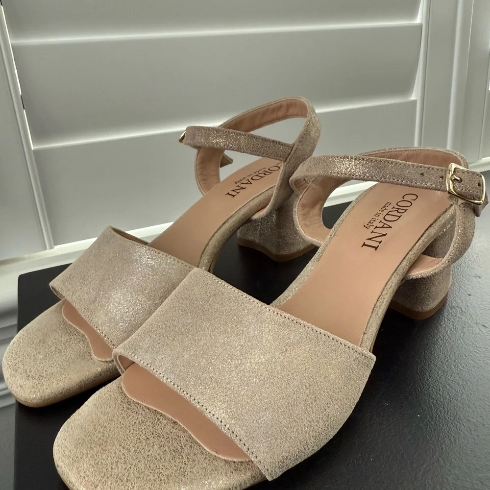 Cordani NEW Size 38 Irisse Block Heel Sandal (Women) $265